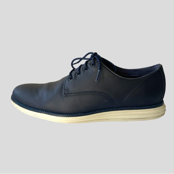 Cole Haan C22766 Mens Blue Grand OS Plain Toe Oxford Casual Shoes main image 13